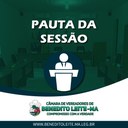 Pauta da Sessão Ordinária do dia 12 de maio de 2023