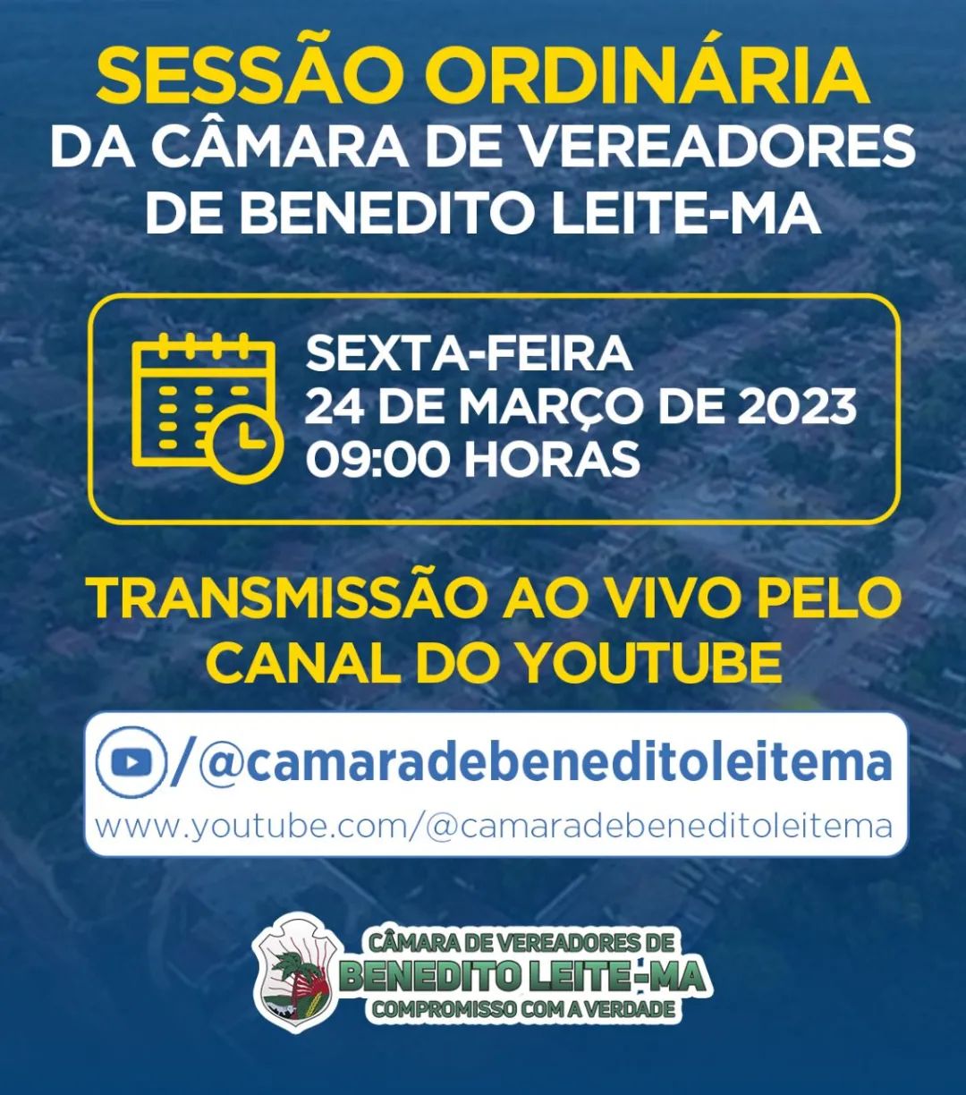 Pauta da Sessão Ordinária do dia 24 de março de 2023