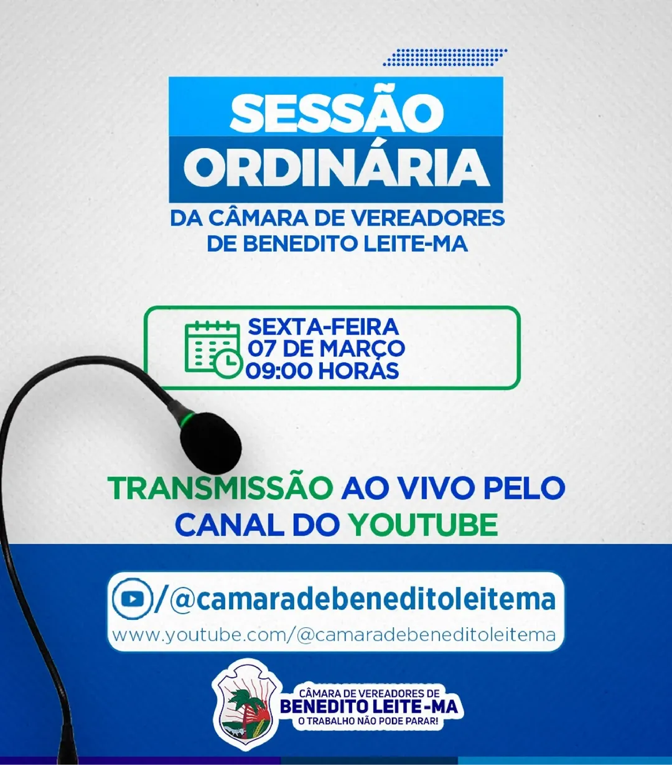 Pauta Sessão Ordinária do dia 07 de março de 2025